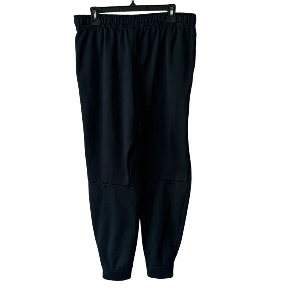 Nike Men Therma fit Pants Tapered Training L Black Athletic Workout Jogger Sport